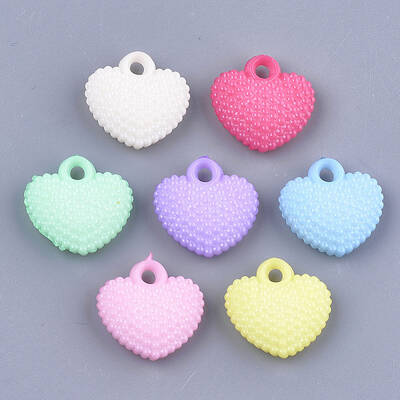 Opaque Solid Color Acrylic Pendants