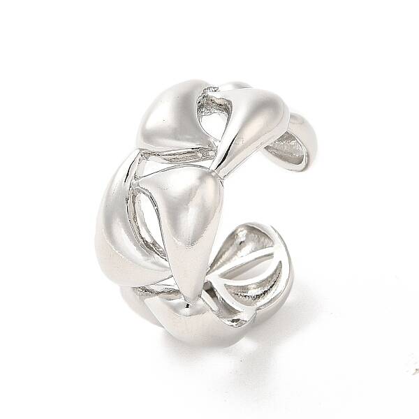 Brass Open Cuff Rings