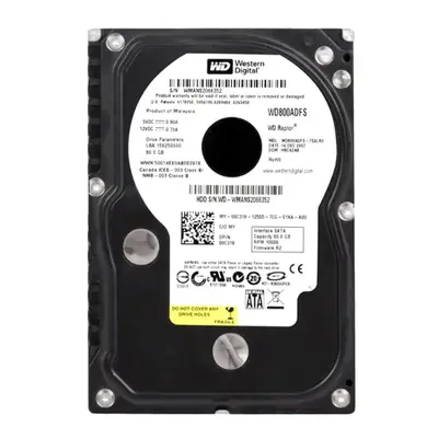 0C319 Dell 80GB 10000RPM SATA 3Gb/s 16MB Cache 3.5-Inch Hard Drive