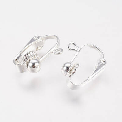 Brass Clip-on Earring Findings