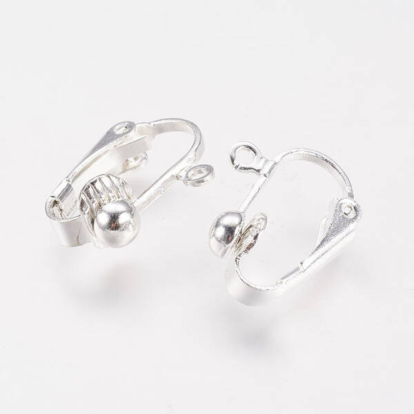 Brass Clip-on Earring Findings