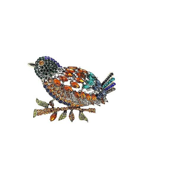 Alloy Rhinestone Brooch