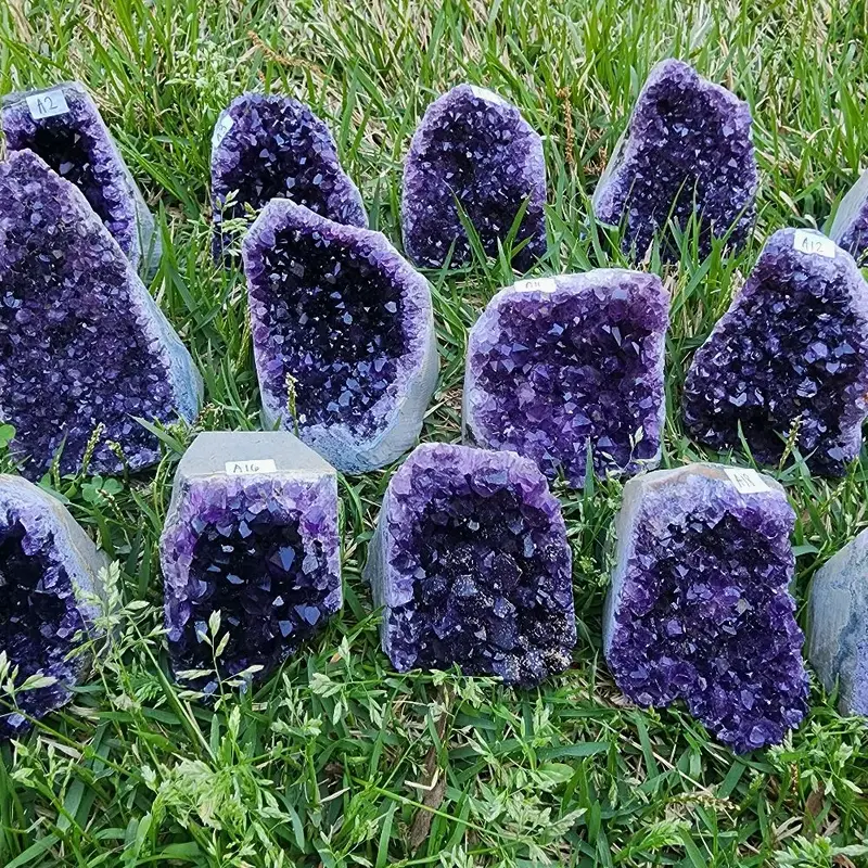 AAA Amethyst Geode Display  Decor 1pc