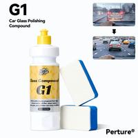 PERTURE G1 Car Glass Compound for Automotive Glass Polish - Removes Water Spots, Road Oils, Windshield Haze, and More