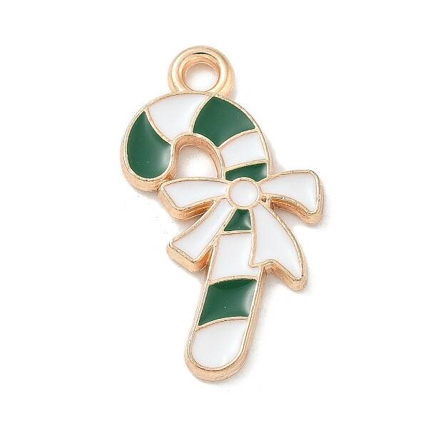 Christmas Theme Alloy Enamel Pendants