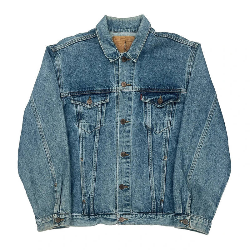Levis Denim Jacket - Large Blue Cotton