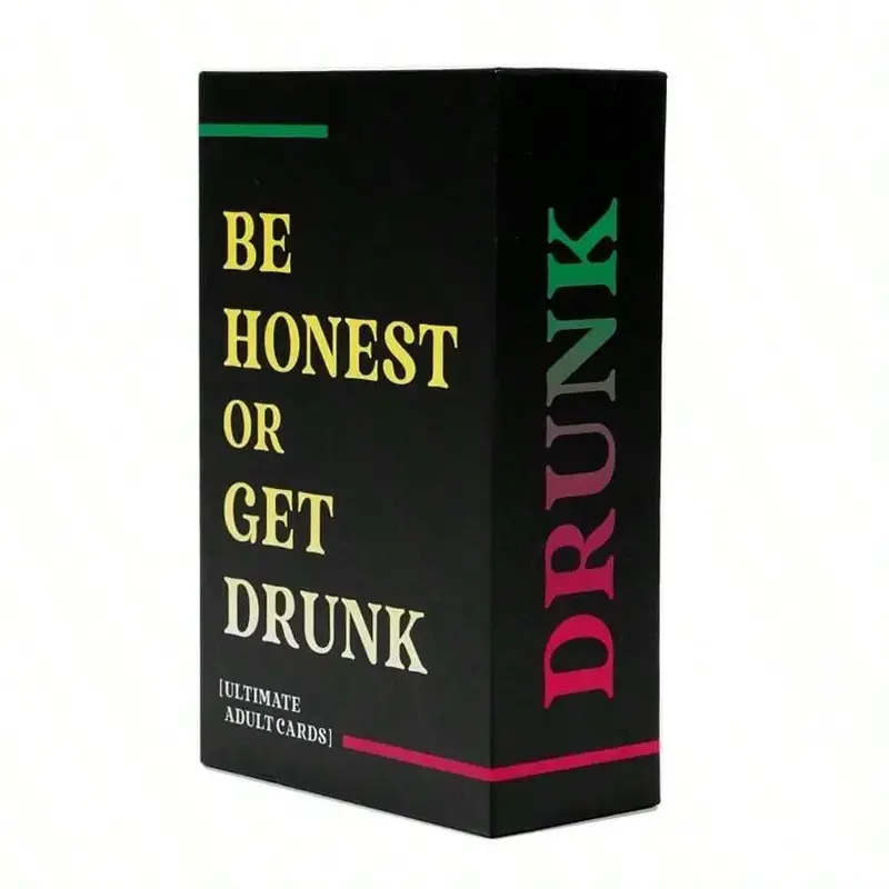 Be Honest Or Get Drinking Card Game, 1 Box Adult Party Game, Funny Card Game for Couples Parties, Party Supplies For Hallowe...