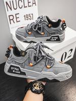 Men's Fashionable Lace Up Skateboarding Shoes, Casual Comfortable Breathable Sports Running Shoes, Gym Shoes, Outdoor Sneaker...