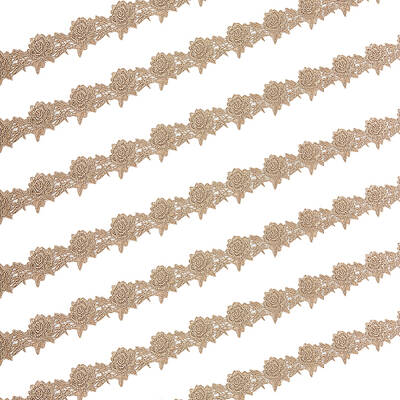 10 Yards Gold Metallic Lace Trim