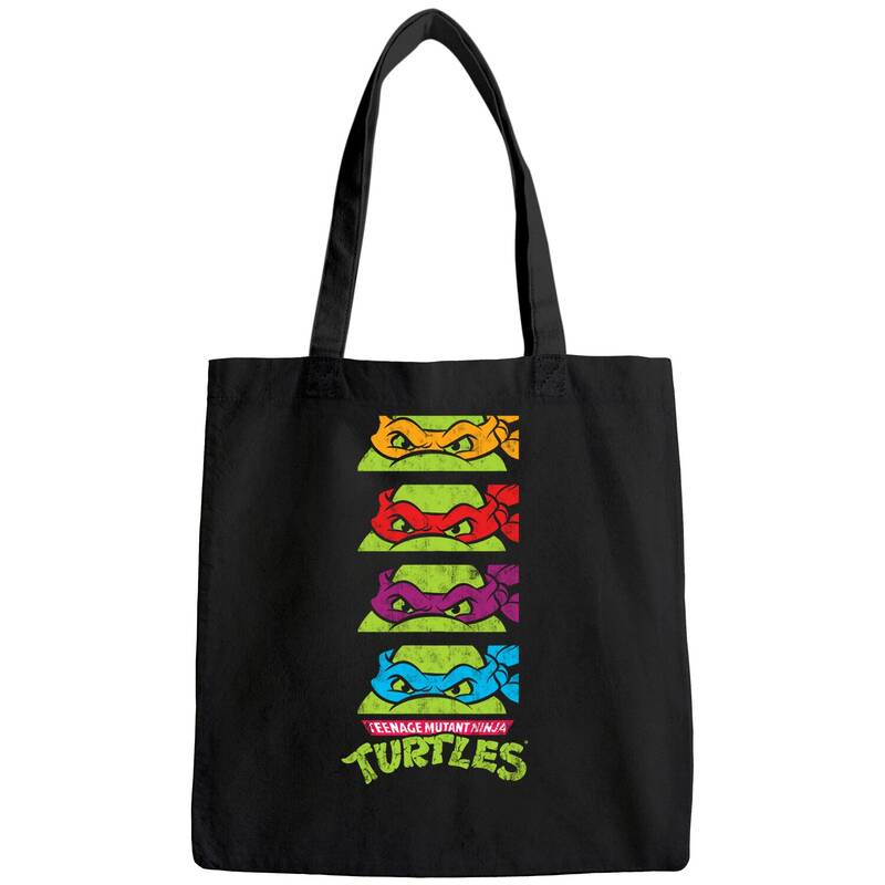 Teenage Mutant Ninja Turtles Paneled Faces Tote Bag
