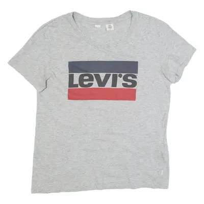 LEVI'S Mens T-Shirt Grey S