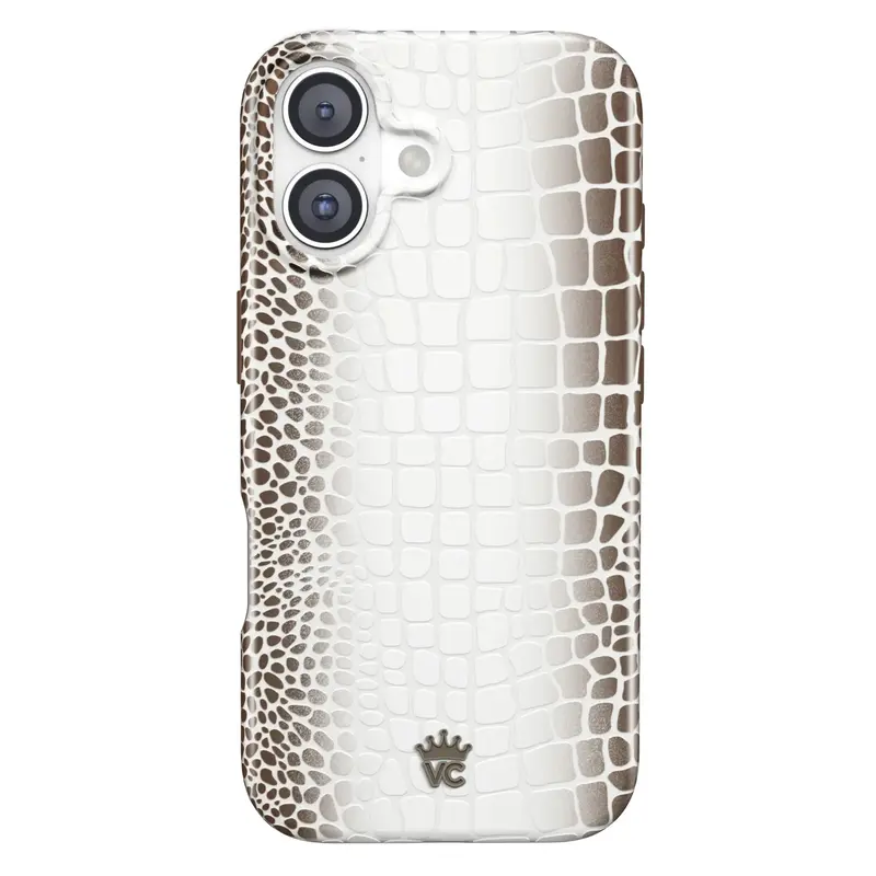 Velvet Caviar Himalayan Croc iPhone Case - Cute, Trendy & Drop-Tested Phone Case for iPhone 17 with Durable Shockproof Protec...