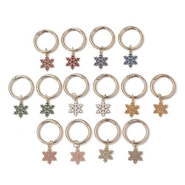 Christmas Alloy Enamel Shoe Charms
