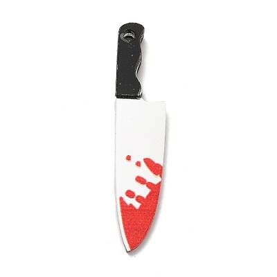 Halloween Printed Opaque Acrylic Pendants