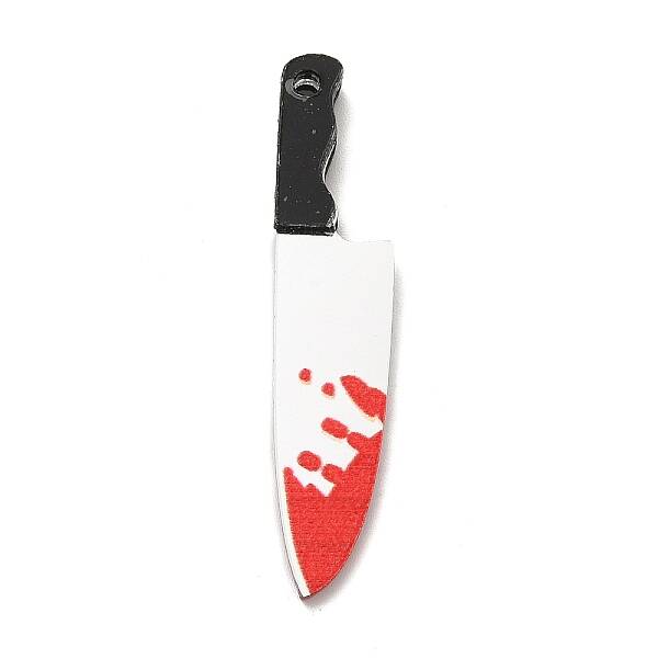 Halloween Printed Opaque Acrylic Pendants