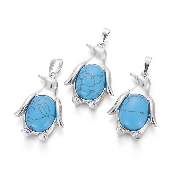 Synthetic Turquoise Pendants