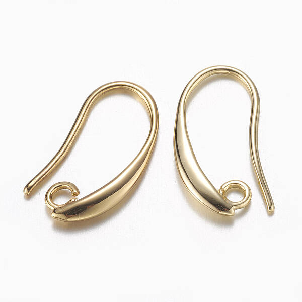 BENECREAT 30PCS 18K Gold Plated Sheel Leverback Earring Hooks Ear Wires with Dangle Loops for DIY Jewelry Making Craft
