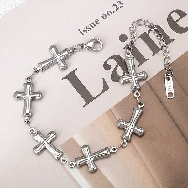 304 Stainless Steel Link Bracelets for Women