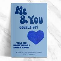 LARKINROAD Me & You: Couple Up! Tell Me Something I Don't Know Journal Date Night Activity