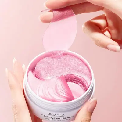 Rose Hyaluronic Acid Skincare Eye Mask, Moisturizing Face Mask for Soothing Dry Skin, Nourishing Personal Eye Skin Care Produ...