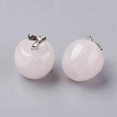 Natural Rose Quartz Pendants