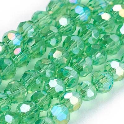 Electroplate Glass Beads Strands