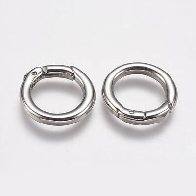 Tarnish Resistant 304 Stainless Steel Spring Gate Rings