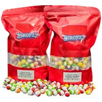 2 Pounds bundle Freeze Dried Rainbow Crunch Candy Sweet Snack Bite Sugar Bonbon Flavor Fruity Rainbow Crunch Set Crunchy Yumm...