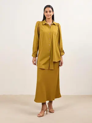 Classy Elegant Women's Long Satin Dress, Chic High Waist A-Line Midi Skirt for Wedding & Cocktail Party, Summer Autumn Fashio...