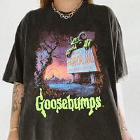 Goosebumps   Shirt, Welcome To   Land Shirt, Vintage Goosebumps Shirt, One Day At   Land, Halloween Shirt,   Movie Shirt Crew...