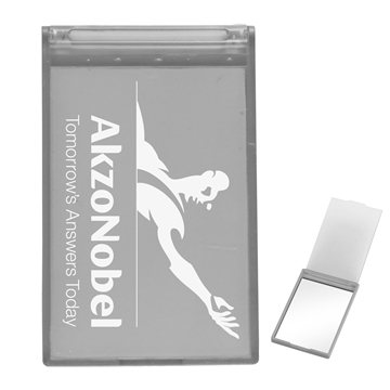 150 Customized Rectangle Compact Mirror - Translucent