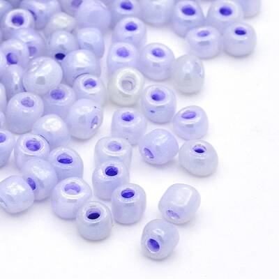DIY Craft Beads 6/0 Ceylon Round Glass Seed Beads