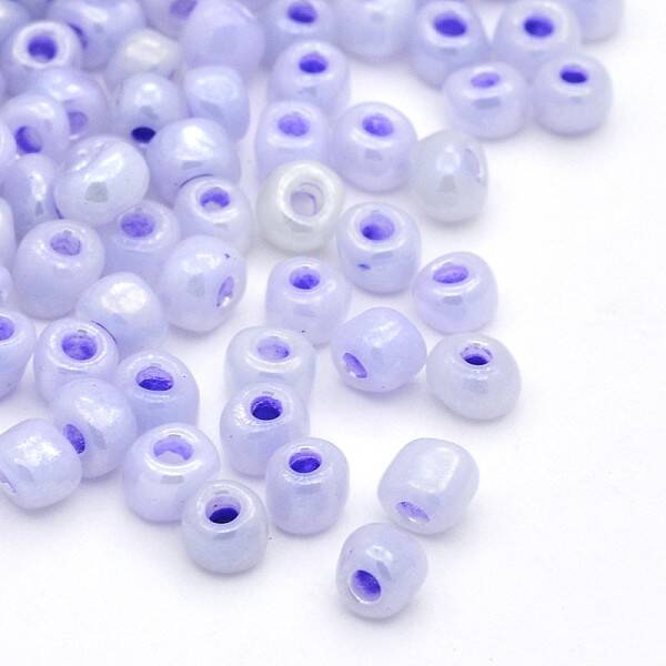 DIY Craft Beads 6/0 Ceylon Round Glass Seed Beads