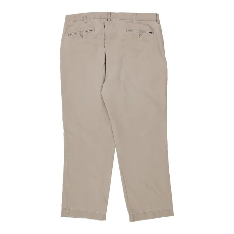 Polo Ralph Lauren Trousers - 36W 28L Beige Cotton Blend