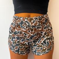 High waisted Retro Camo Atheltic Shorts