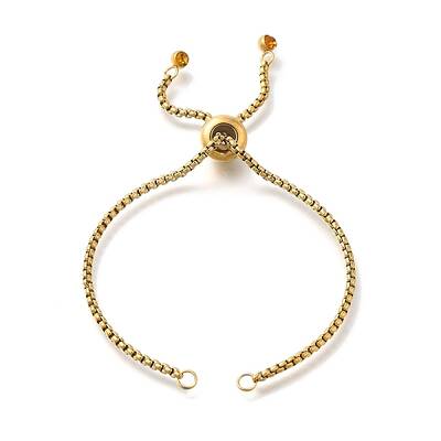Adjustable 304 Stainless Steel Slider Bracelet/Bolo Bracelets Making