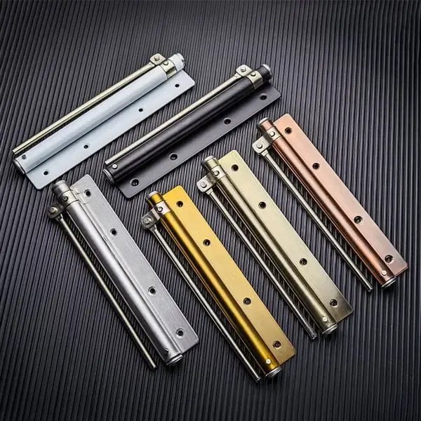 Automatic Door Closer, Zinc Alloy Safety Spring Door Closer, 50 kg Adjustable, Universal Installation, Wide Angle Support 150...