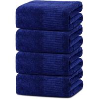 SEISSO Bath Towels 4 Counts  Premium Large Towels for Bathroom 35 x 63 Inches Ultra Soft and Quick Dry Luxury Bath Sheet, Lig...