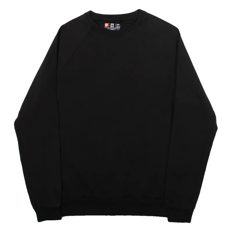 ENGELBERT STRAUSS Boys Sweatshirt Black 13-14Y