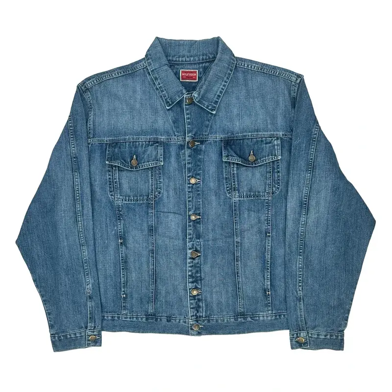 Hilfiger Denim Denim Jacket - 3XL Blue Cotton
