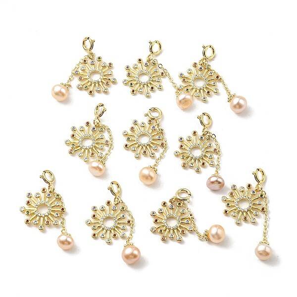 Natural Freshwater Pearl Pendant Decorations