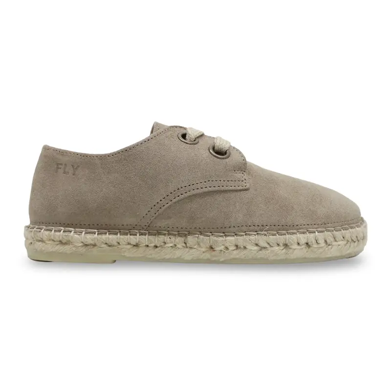Fly London SAIC553FLY Suede Women's Espadrilles Shoes - Taupe - Size:US 7-7.5 Women