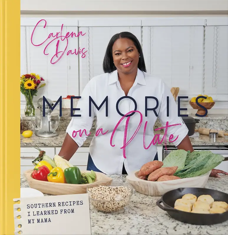 Memories on a Plate - A Cookbook by Carlena Davis - Hardcover