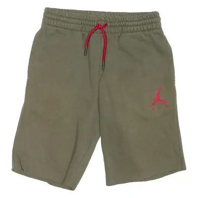 AIR JORDAN Boys Casual Shorts Green 12-13Y W24