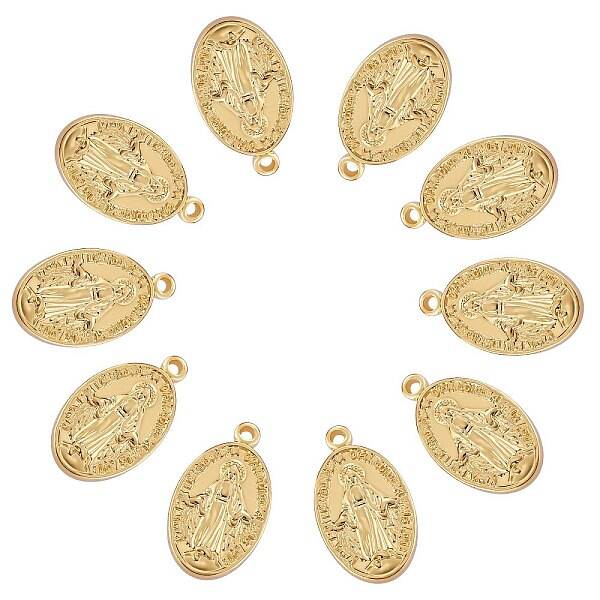 10Pcs Brass Pendants