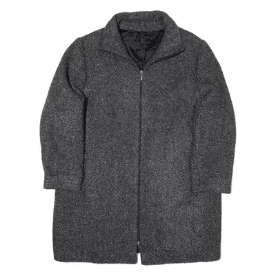MARCO VERAGUTH Overcoat Coat Grey Wool Womens XL