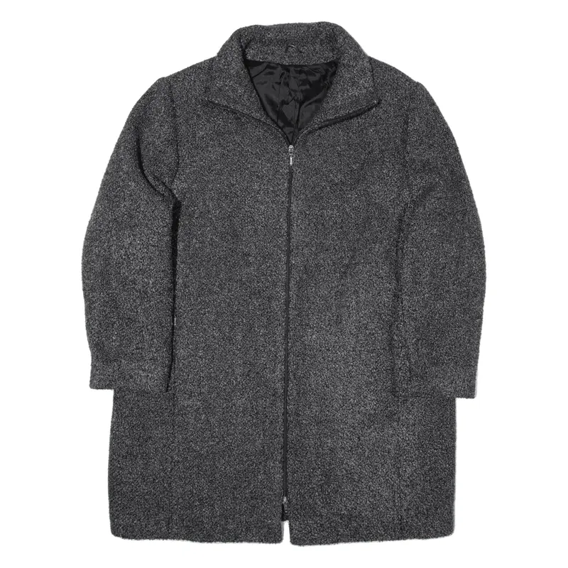 MARCO VERAGUTH Overcoat Coat Grey Wool Womens XL