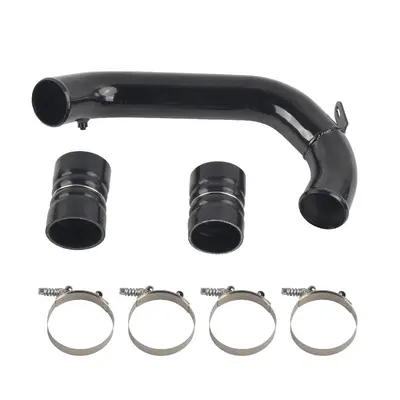2008-2010 Ford F250 F350 F450 F550 6.4L Powerstroke Intercooler Pipe and Boot Kit Aluminum Cold Side Upgrade - KSP Performanc...