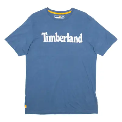 TIMBERLAND Mens T-Shirt Blue M