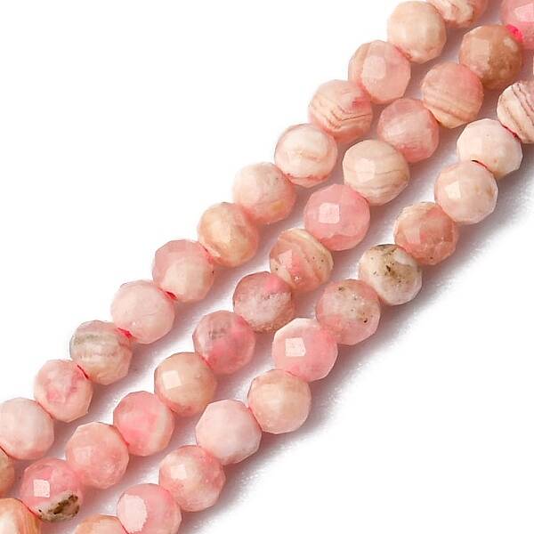 Natural Rhodonite Bead Strands